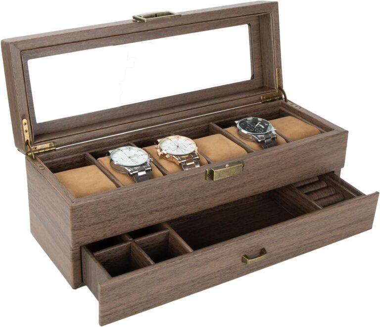 Brown Watch Box Organsier