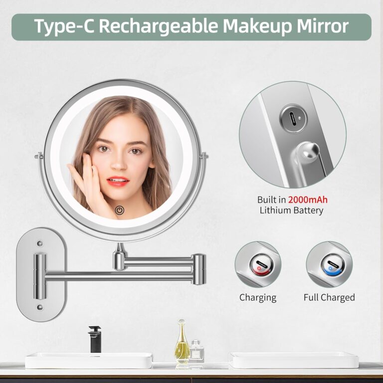 Type-C Rechargeable Makeup Mirror