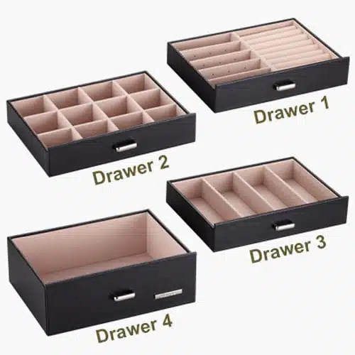 Blackline Jewellery Organiser Storage Box Jewelry Organizer
