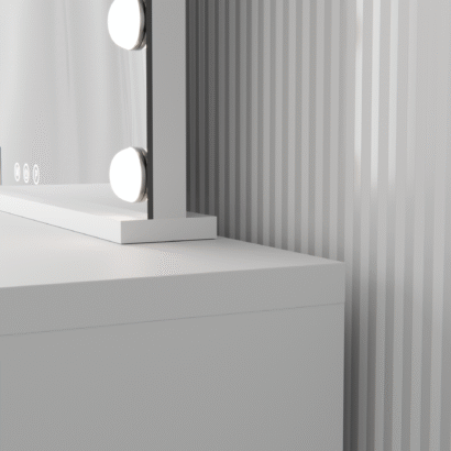 White Dressing Table Mirror