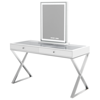 dressing table with mirror