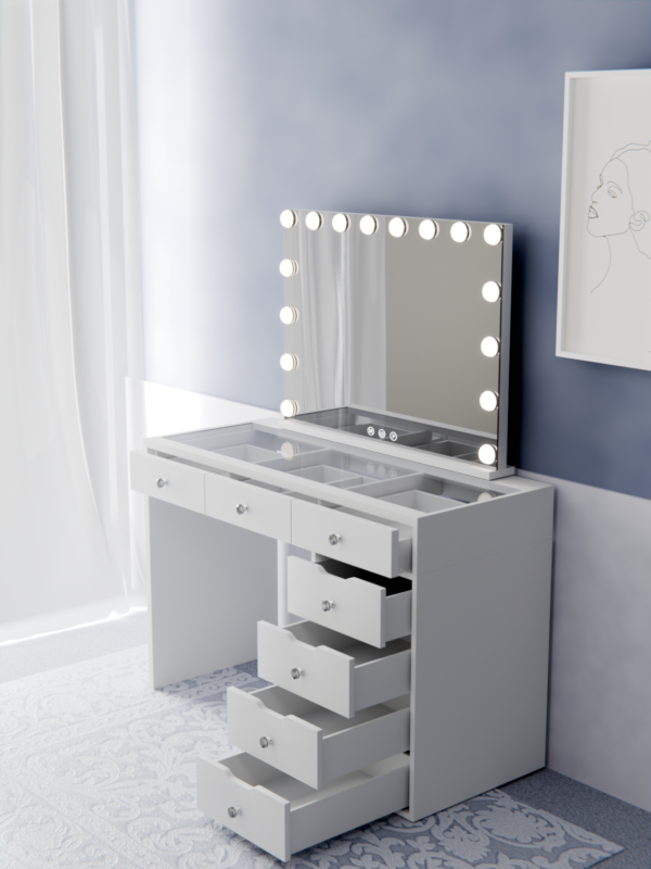 Hollywood vanity mirror and LED Light