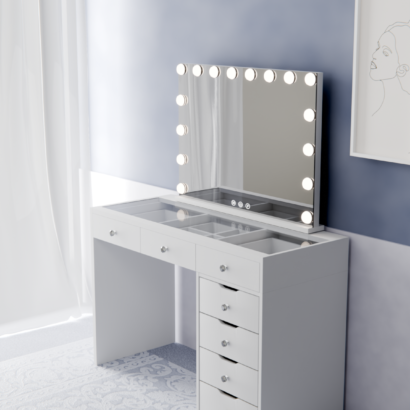 Hollywood vanity mirror and LED Light