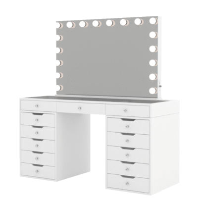 Rihanna Vanity Station NZ with LED mirror