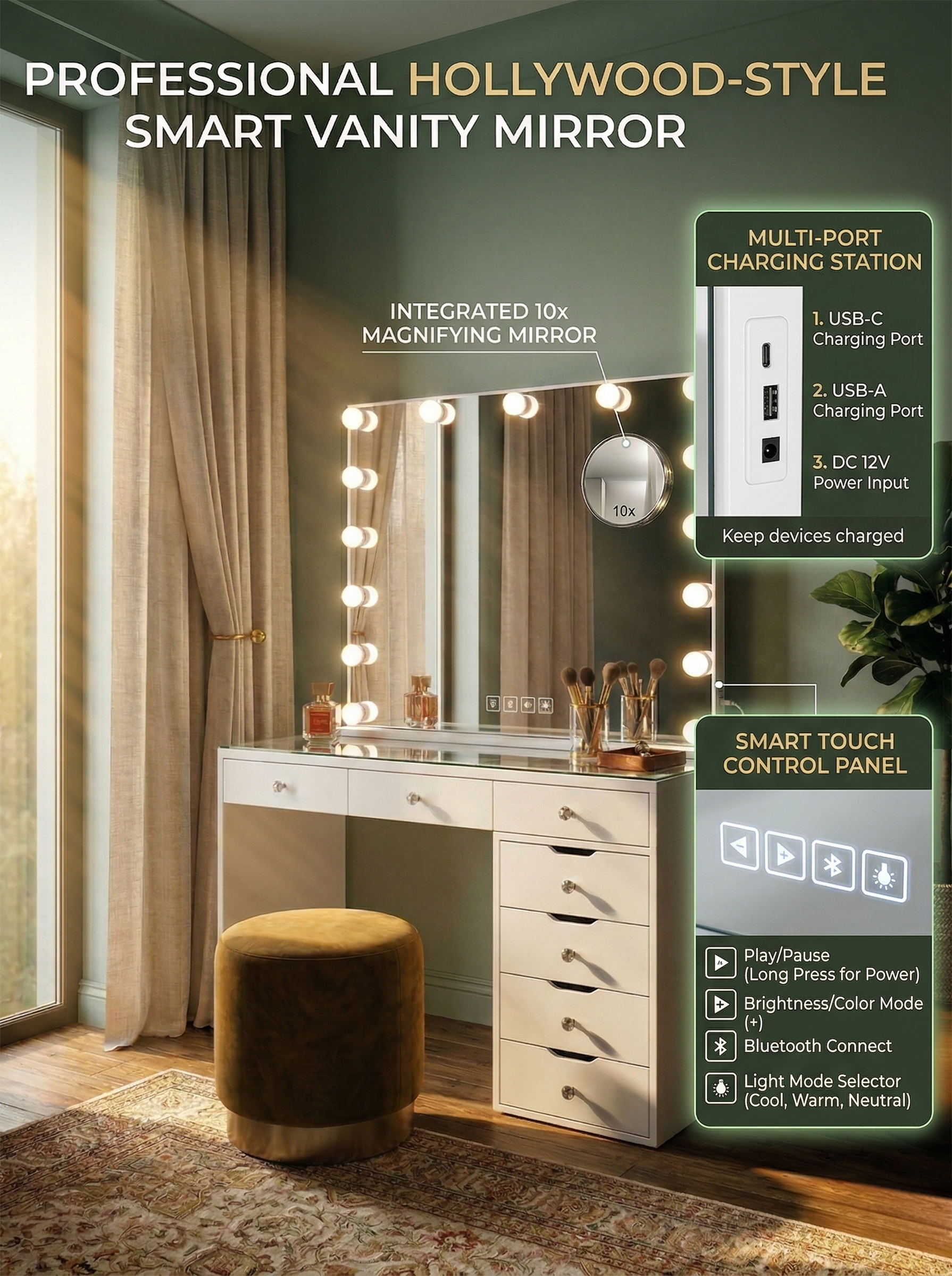 Hollywood Mirror Elite Shine