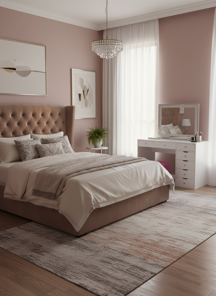 Crystal Glow Hollywood Mirror