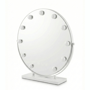 Round hollywood mirror