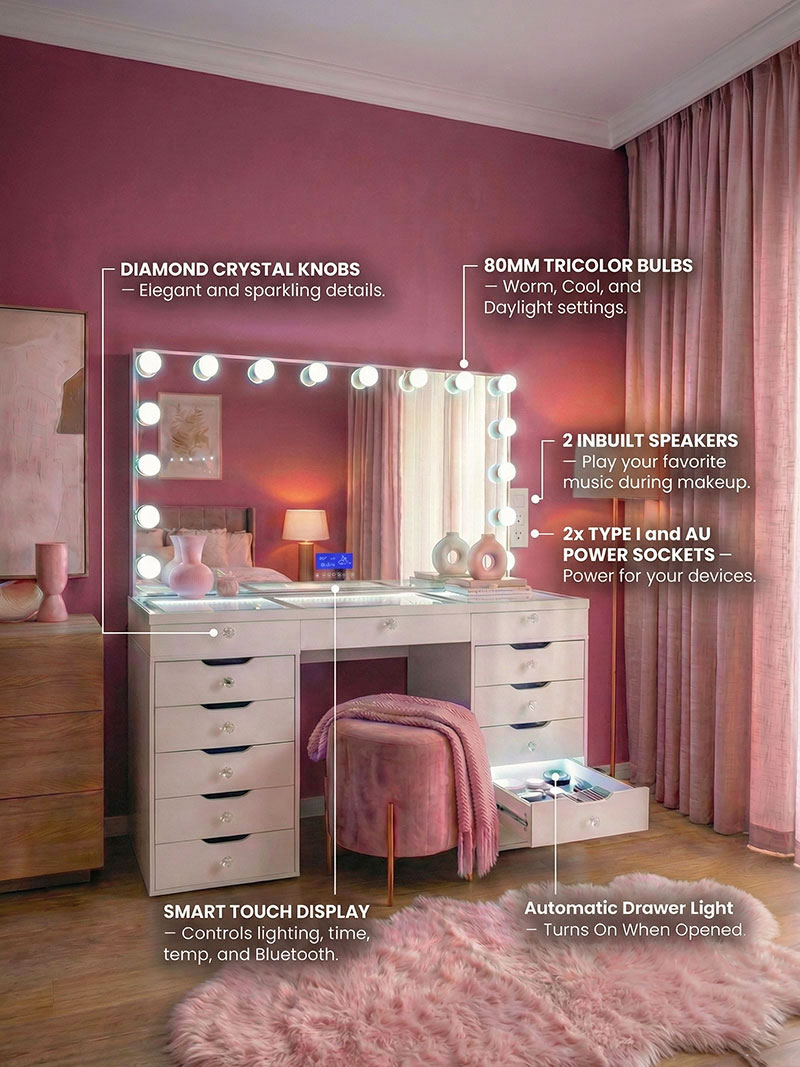 Kris Hollywood Vanity Station