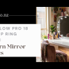 LumiGlow Pro 18 Makeup Ring Light: Professional Lighting for Modern Mirror Spaces