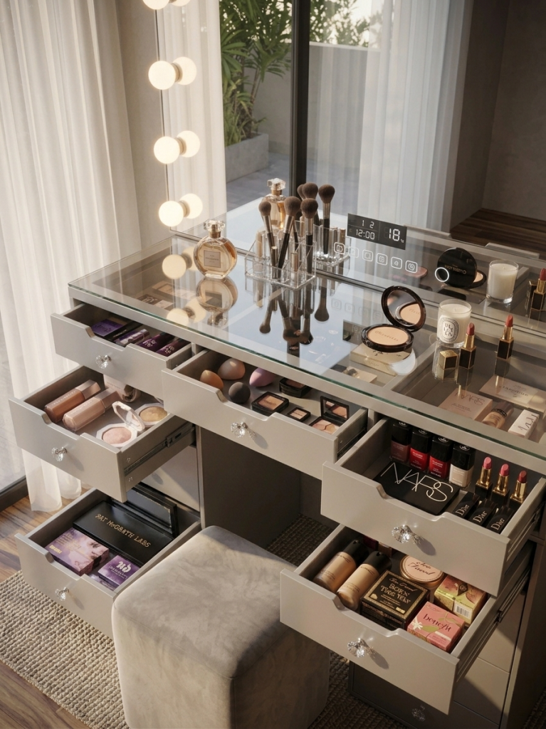 dressing table with mirror nz
