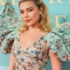 Florence Pugh’s Sheer Blue Gown Steals the Spotlight at the London Premiere